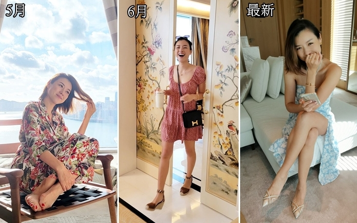 陳茵媺每次都帶好多靚裙方便更換。