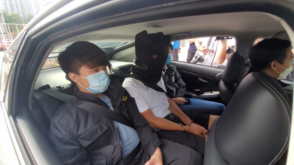 其中一名被捕25歲本地男疑犯｡林思明攝