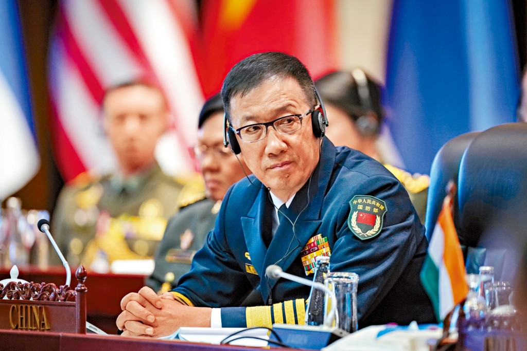 國防部長董軍上周在老撾出席國際會議。
