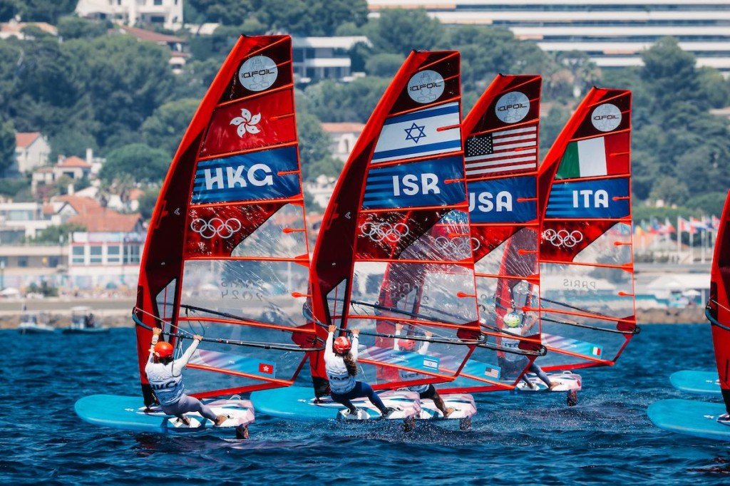 巴黎奥运滑浪风帆赛事。 World Sailing图片