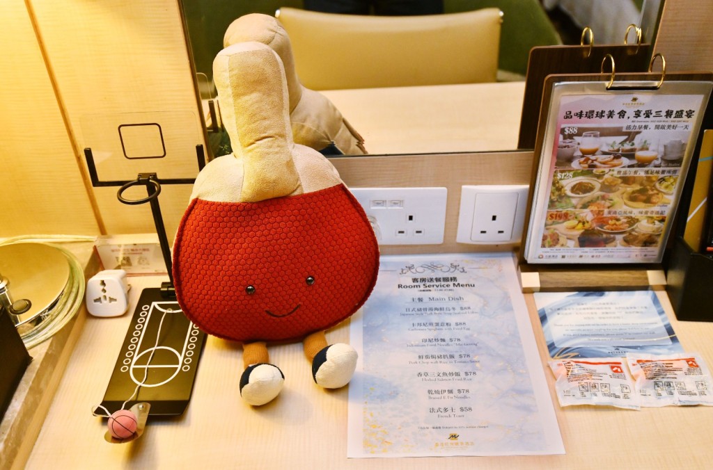 旺角維景酒店因應全運會,推出相應主題房。 旺角維景酒店因應全運會,推出相應主題房。