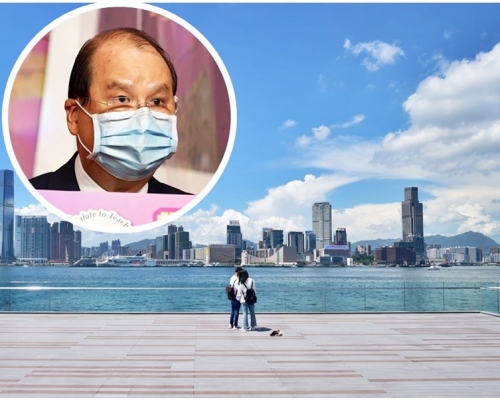張建宗(小圖)指國家決心擴大開放,造就香港經濟發展千載難逢的黃金機遇。資料圖片