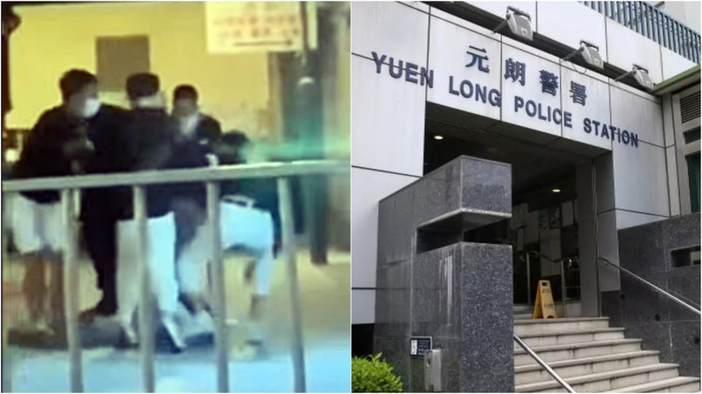 元朗青年撩女遭4煞圍毆 警追查拘兩名涉黑青年