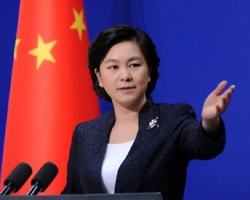 華春瑩敦促歐洲議會正視香港已經回歸中國的現實。網圖