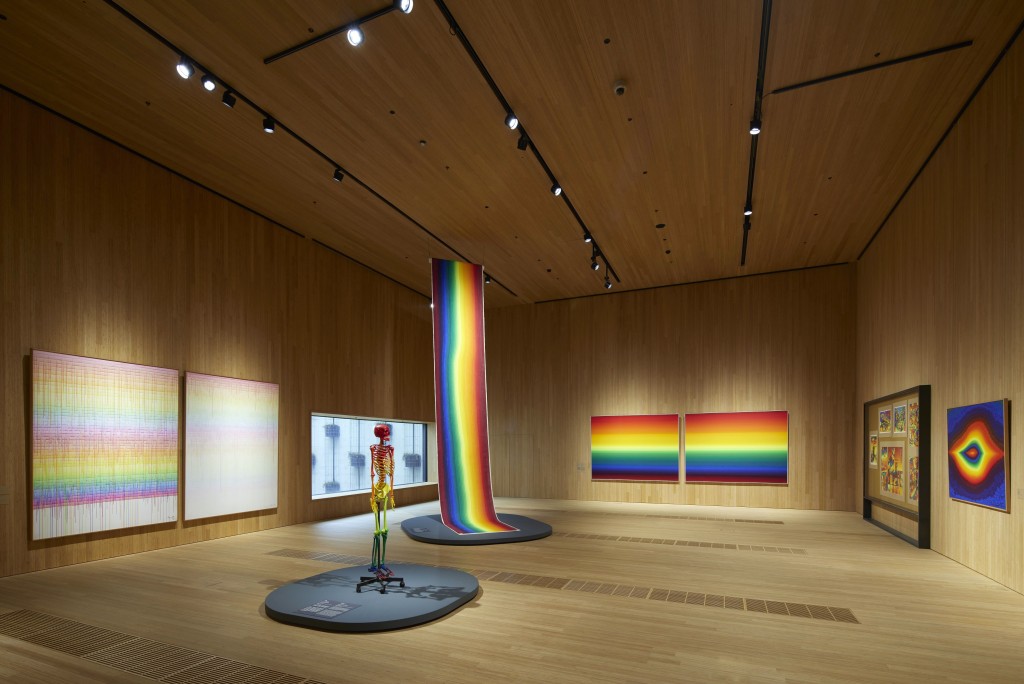 《靉嘔：虹 虹 虹》｜《靉嘔：虹 虹 虹》是M+全新「包陪麗、渡伸一郎展覽系列」的首展。（攝影：鄭樂天 ）