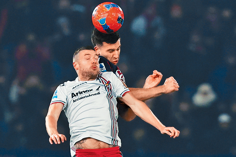 占美華迪（白衫）意甲首次梅開二度。