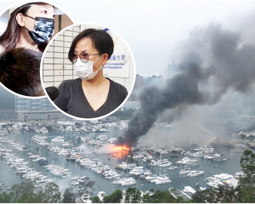 女街坊(小圖右)指「狗仔聞到燶煙味都嘔吐」。小圖左為羅太。