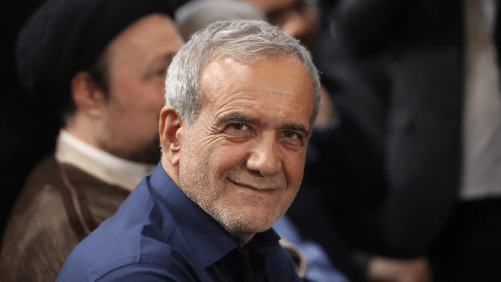 佩泽什基安当选伊朗总统。（路透社）
