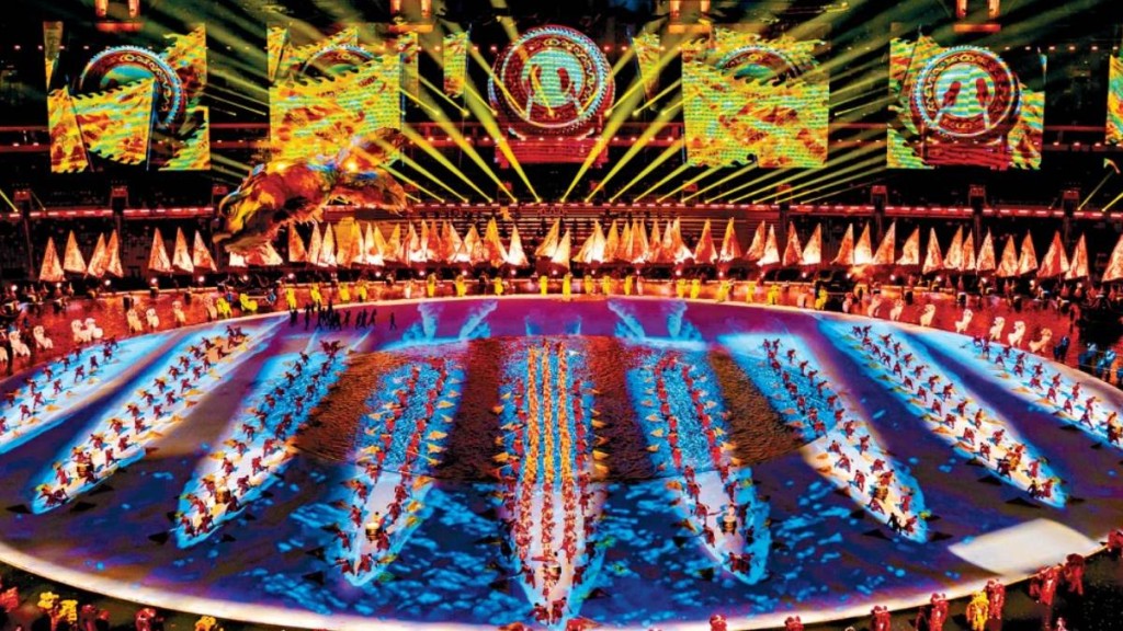 習近平今晚主禮全運會「圓夢」開幕式，儀式以高科技結合嶺南文化展現粵港澳風貌 。