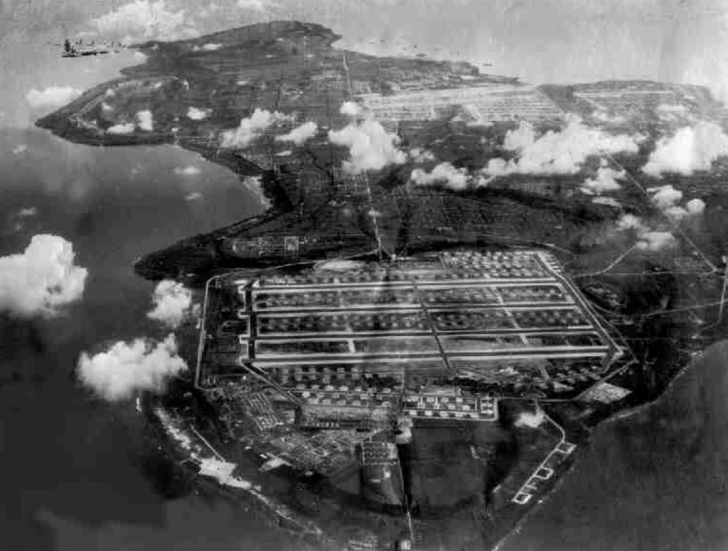 1945年的天寧島北方機場。 Wiki
