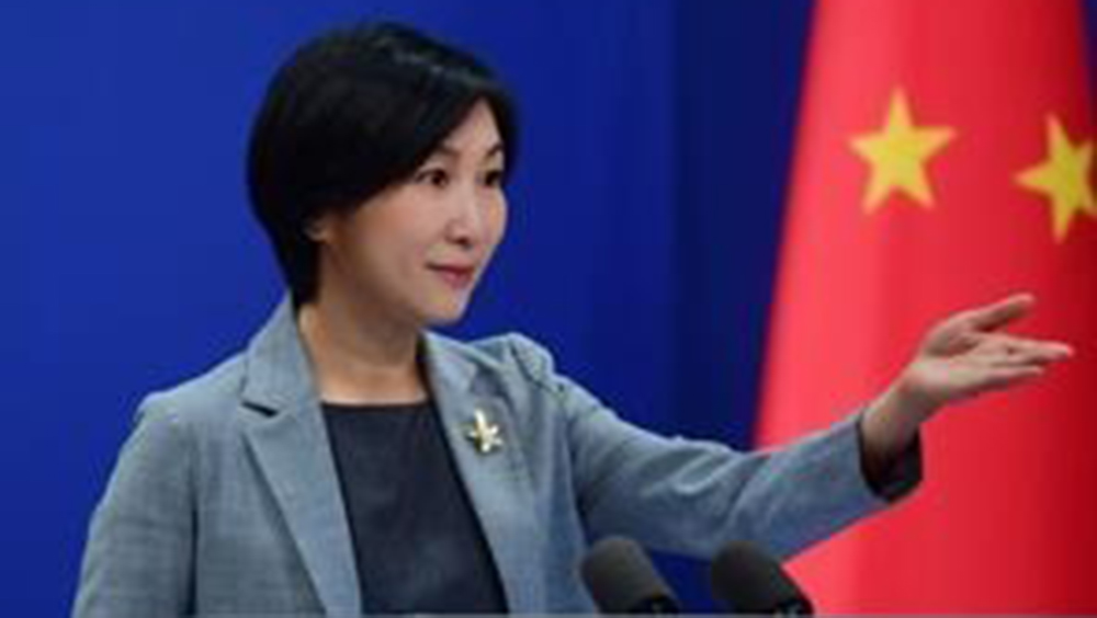 中國外交部新任發言人毛寧。