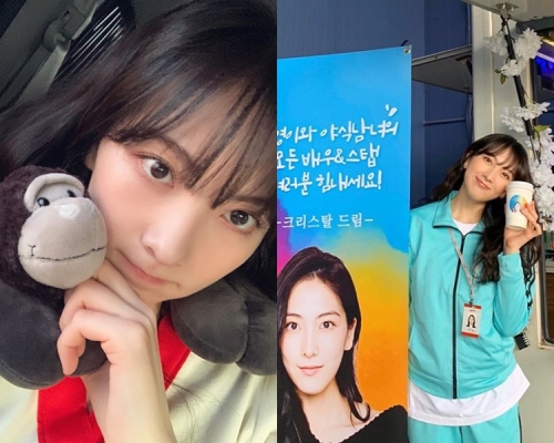 姜知英由日本回國拍回歸劇，日前收工遇上車禍受傷。