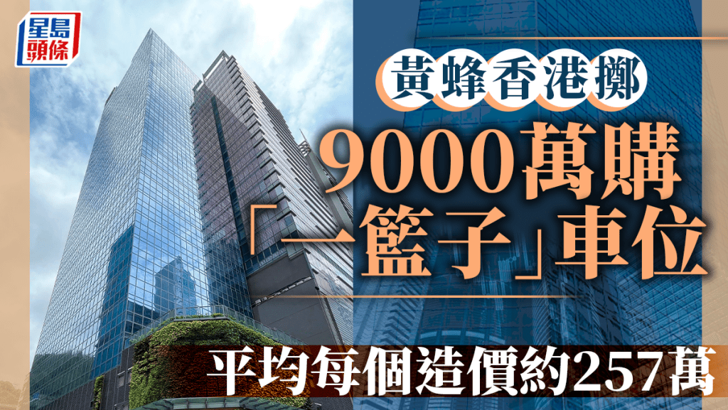 黃蜂香港擲9000萬購「一籃子」車位。
