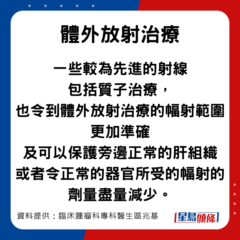 臨床腫瘤科專科醫生區兆基分享普遍治療肝癌的方法。