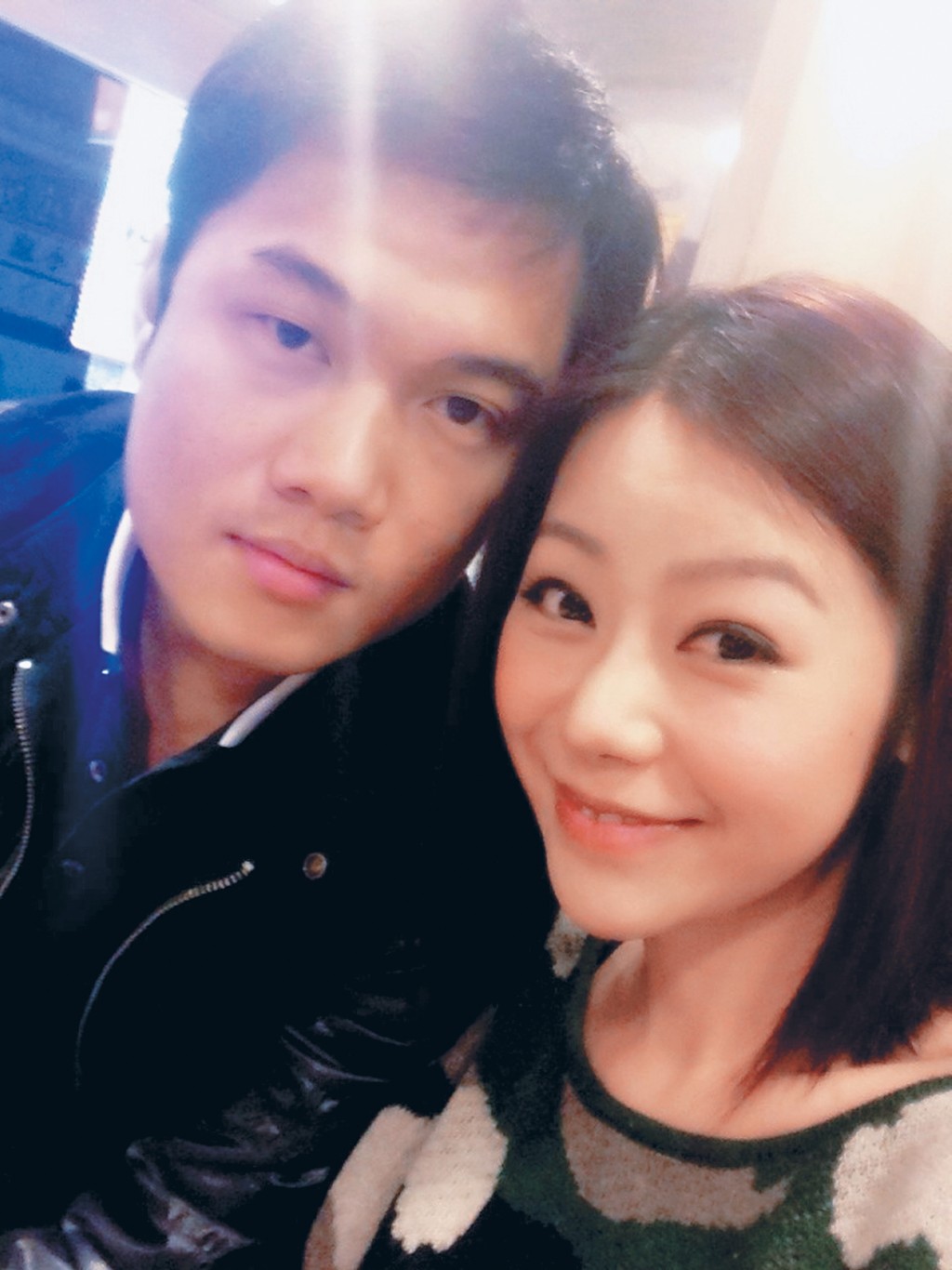 张韦怡与潘德鸿。