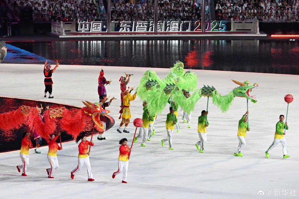 全運會開幕式今晚8時在廣東奧林匹克體育中心舉行。新華社