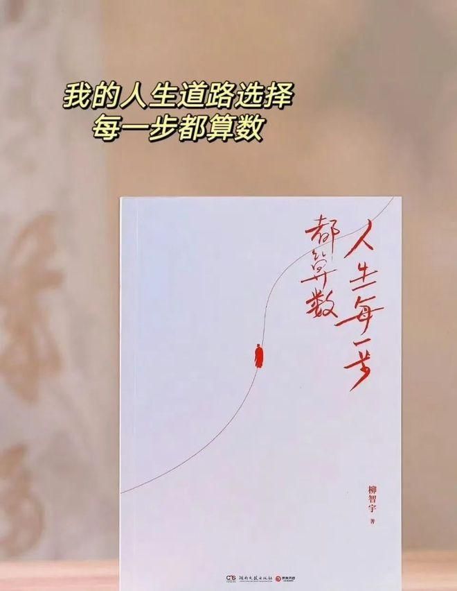 柳智宇的著作《人生每一步都算数》。