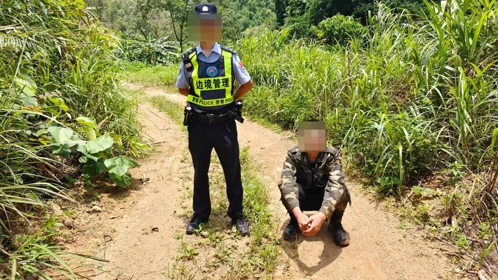 涉偷渡回流人員何某被友誼關邊境派出所民警抓獲。 友誼關邊境派出所