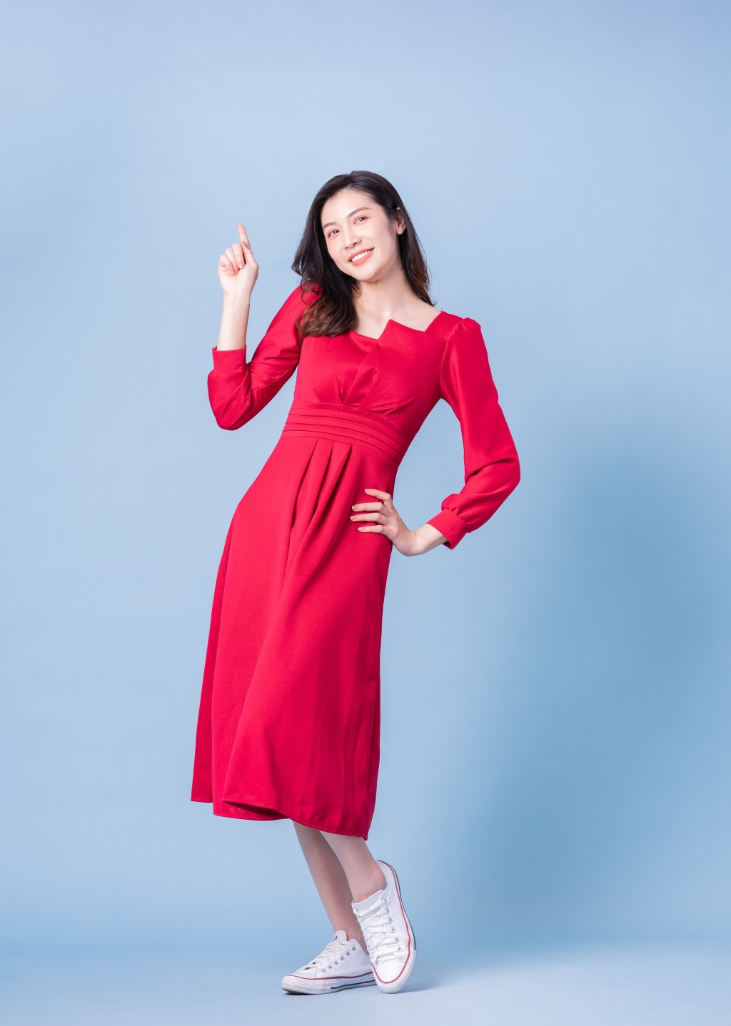 全紅服裝應避免。（圖片來源：iStock）