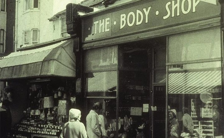 The Body Shop於1976年創立，主要銷售純素肥皂、護膚品和化妝品等。