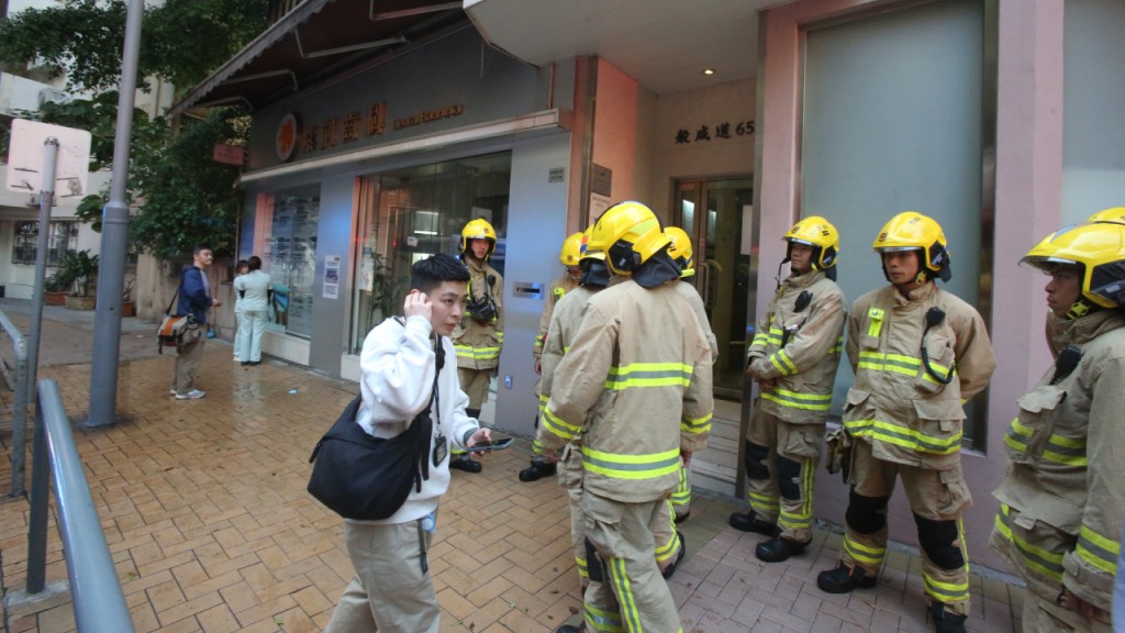 西營盤牙科診所火警 疑機器過熱一度傳爆炸聲