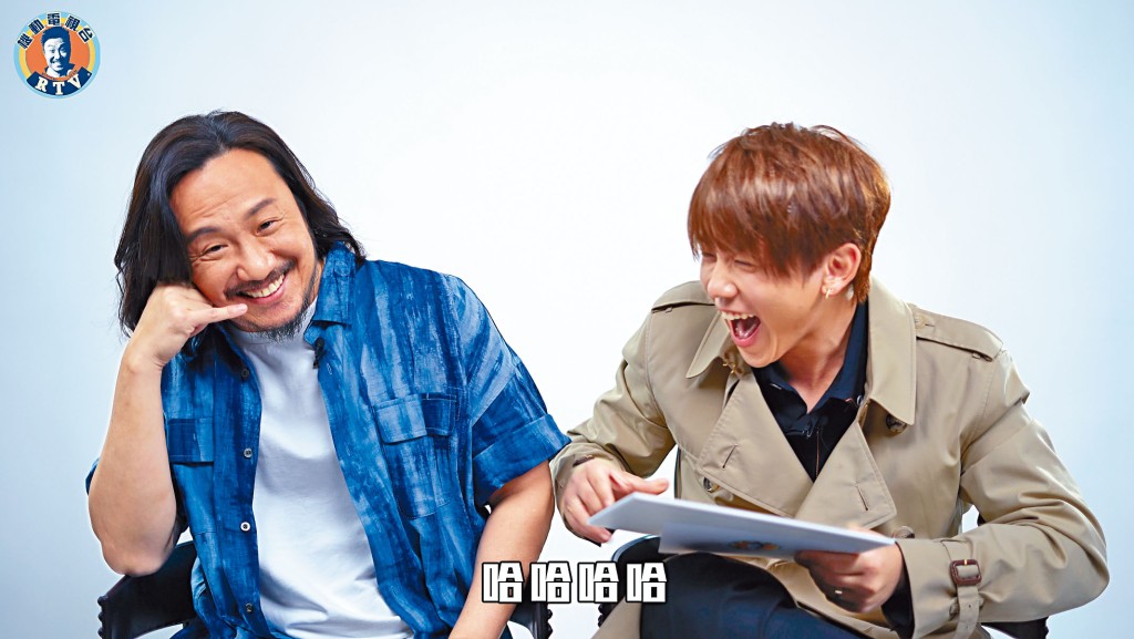 姜濤因鄭中基而笑不停。