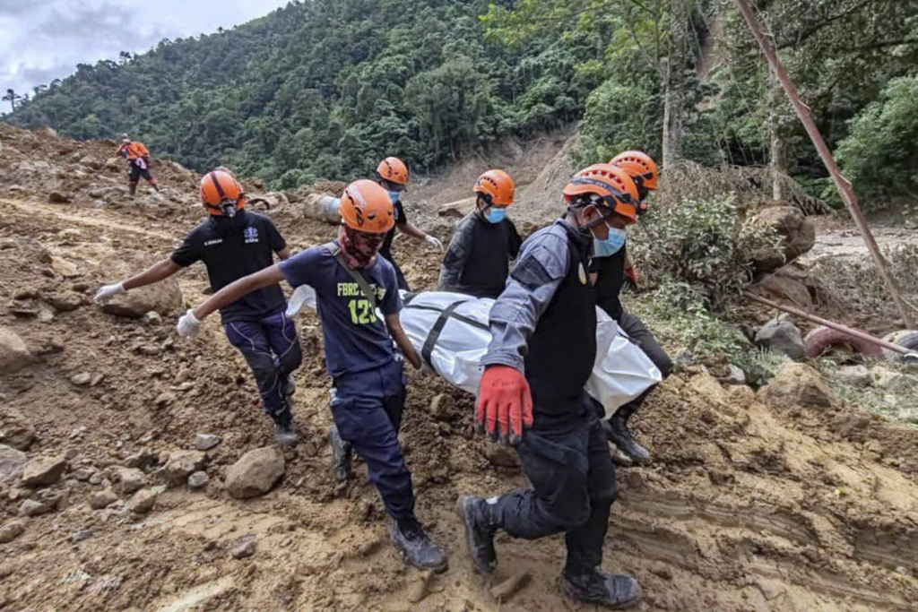 菲律宾南部山泥倾泻死亡人数增至54人。美联社