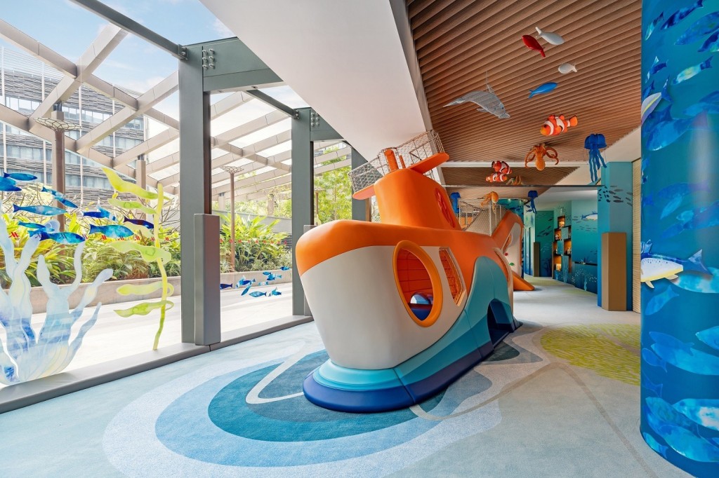 無論自助晚餐或午餐一樣可免費進入兒童遊樂天地暢玩， 食飽飽放電一流！（圖片來源：KKday）