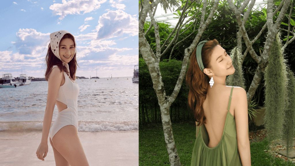 何超蓮穿性感短裙前後失守  低胸大露背派福利竟被嫌太瘦？  本尊一個英文字回應