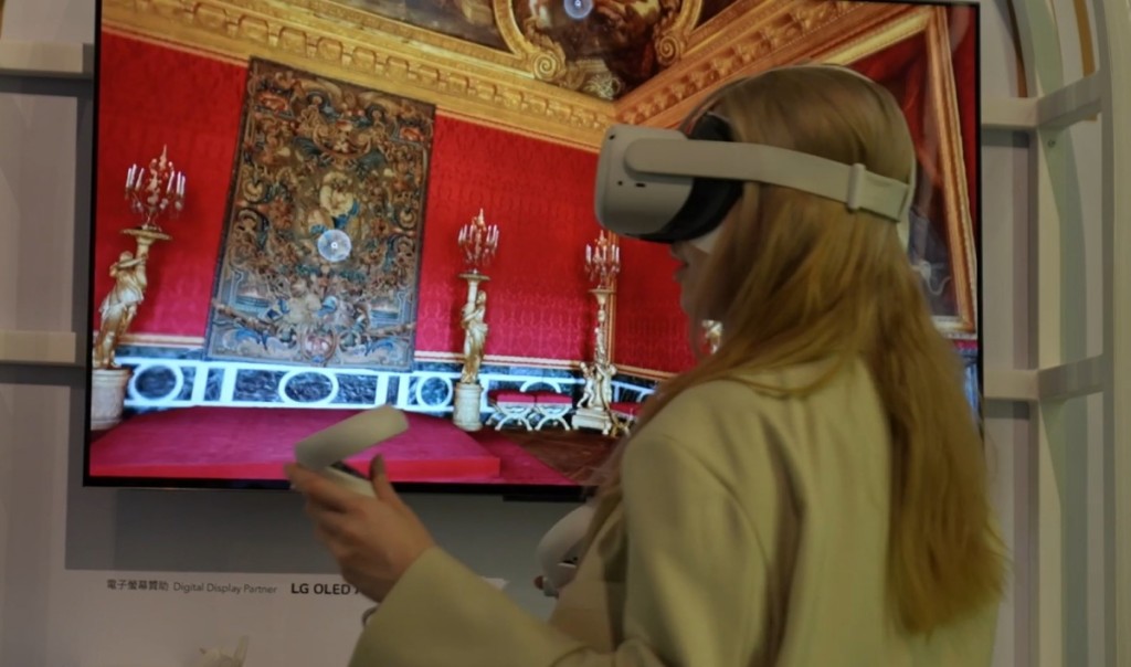 第五站「凡爾賽宮之創新」 以創新為名，進入虛擬實景體驗，探索宮殿的不同部份