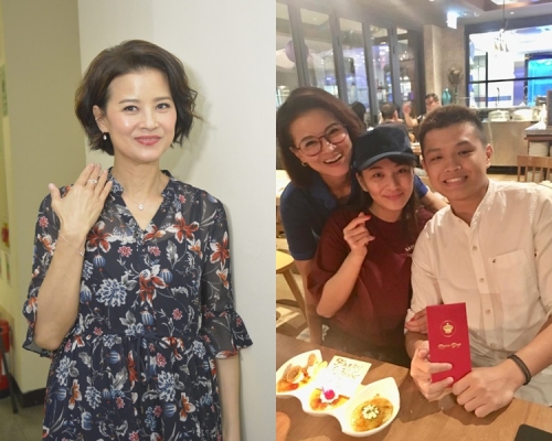 黎燕珊戴子女送的首飾上節目講母親節話題。