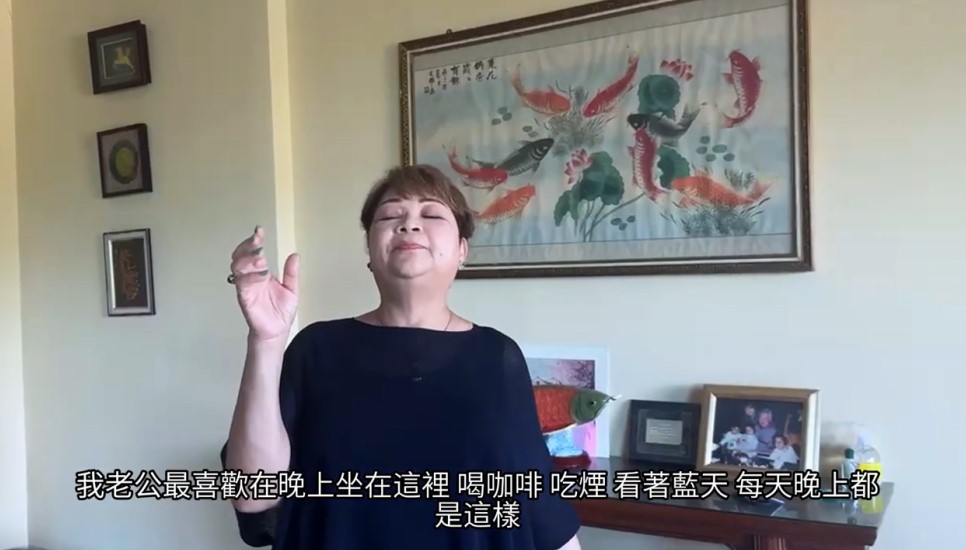 肥媽憶述亡夫的相處點滴。 肥媽憶述亡夫的相處點滴。