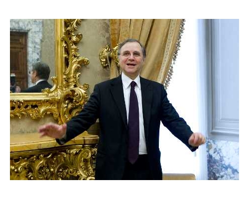 意大利央行行長維斯科。AP