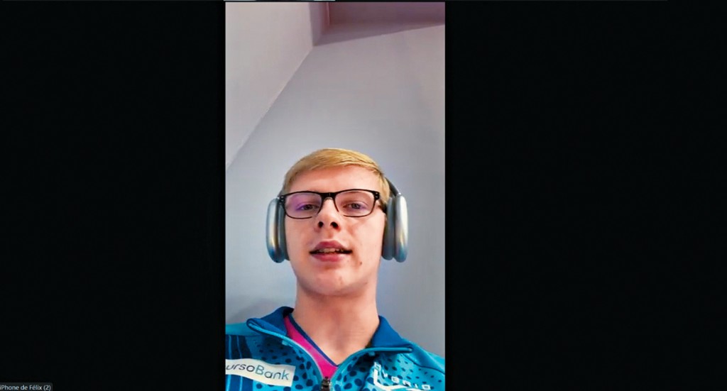 勒布倫接受線上訪問。