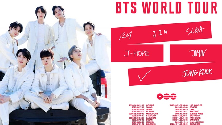 BTS演唱會2027香港站丨世巡日子曝光   明年3月來港舉行三場演出