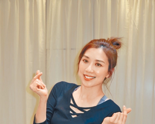 ■黃智雯為了應付高難度動作而提早練習。