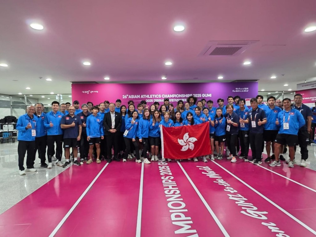 港隊賽大合照。香港田總FＢ 圖