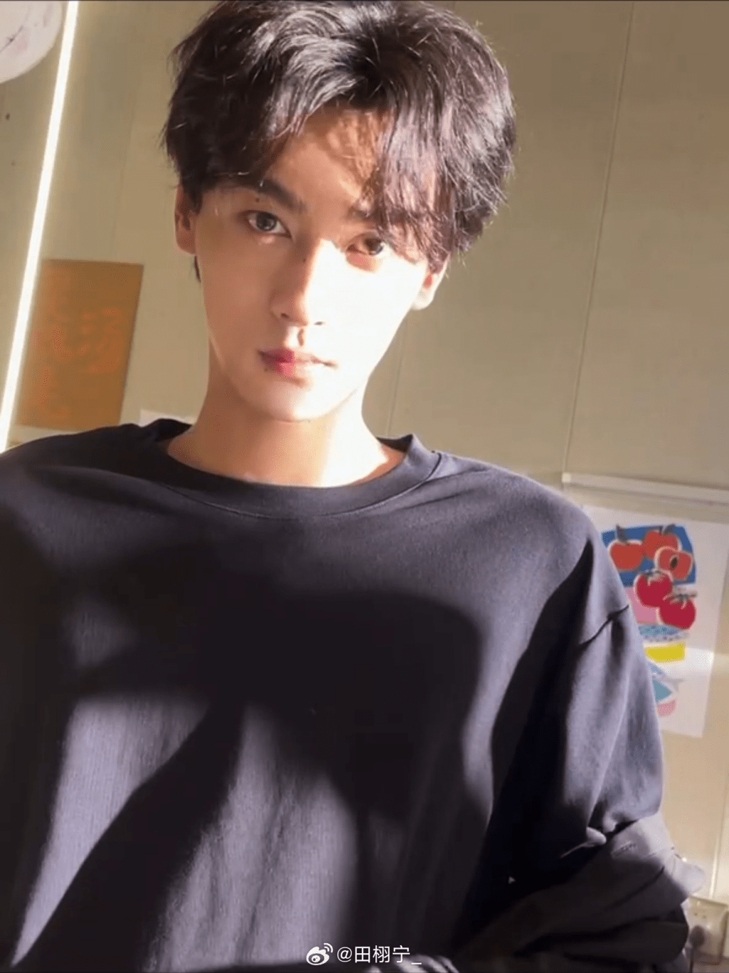 男星田栩寧。 微博 男星田栩寧。 微博