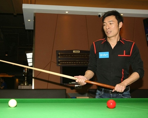 许志安虽然近年少打桌球，但仍有底子。