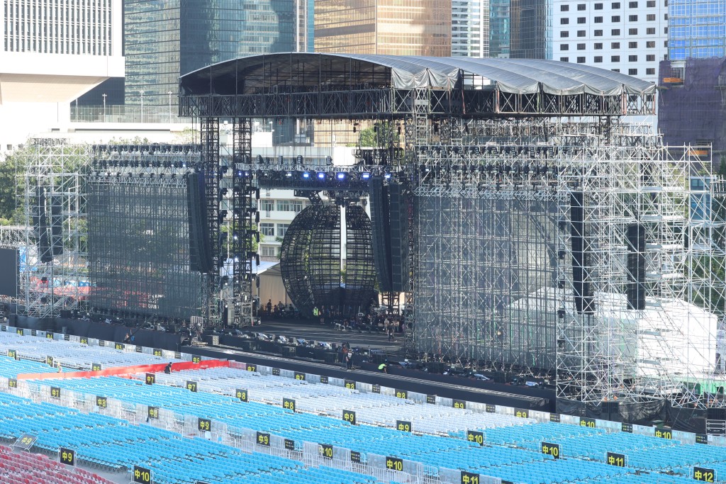 周杰倫明晚在中環海濱舉行一連7場《周杰倫嘉年華世界巡迴演唱會2023》。