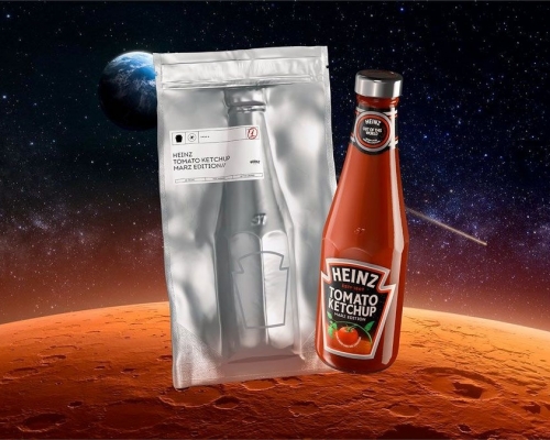 亨氏的火星番茄醬由14名科學家聯手研發。互聯網圖片