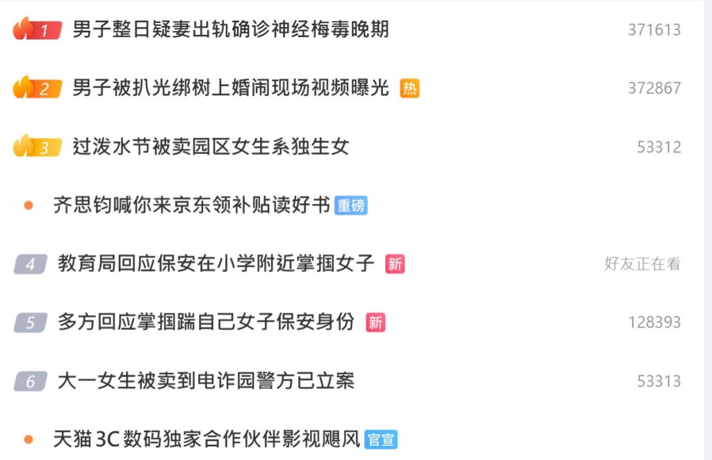 低俗婚闹再成热搜。