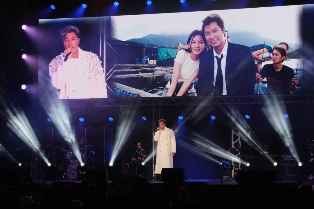 譚耀文與李麗珍。 譚耀文與李麗珍。