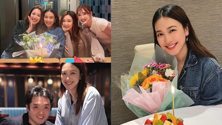 朱千雪38歲生日記錯歲數擺烏龍  陀B與閨密家人齊慶祝