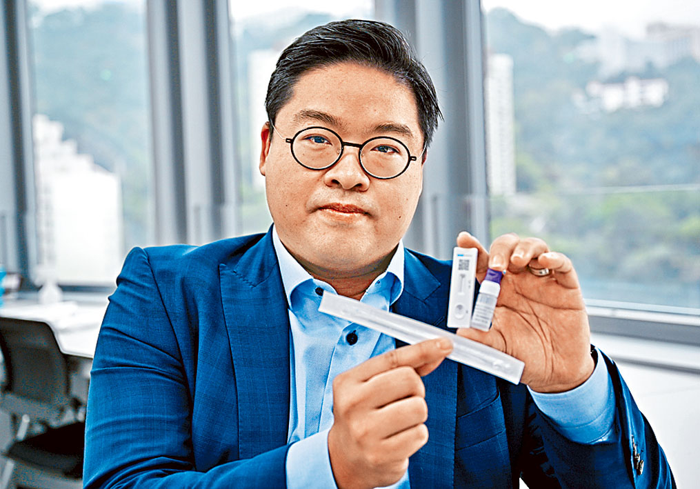 招彥燾指公司可為當局提供百萬個測試套裝。