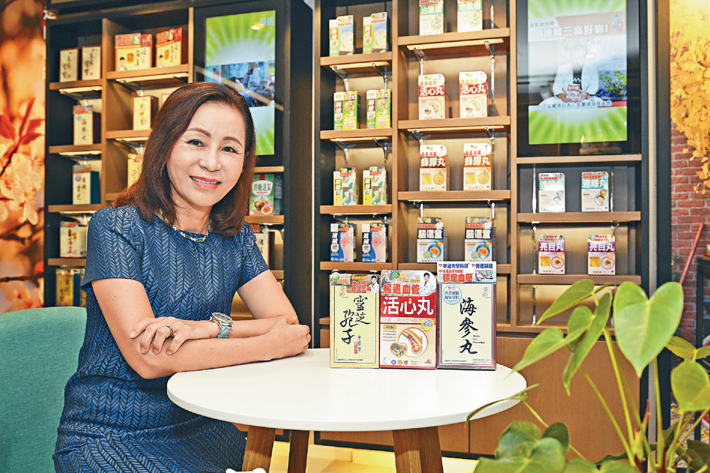 ■香港人生活緊張,容易導致心血管的虛耗,所以草姬特別推廣這三款產品,以助港人健康。