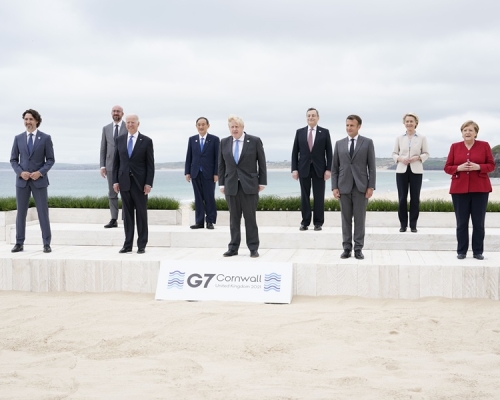 G7領袖繼續在卡比斯灣召開第二天高峰會。AP