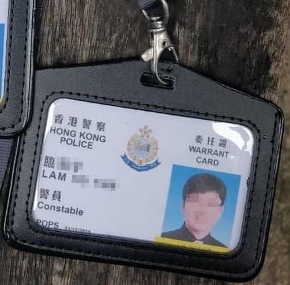 55張委任證的警員編號均屬同一編號,而且有張姓臨。