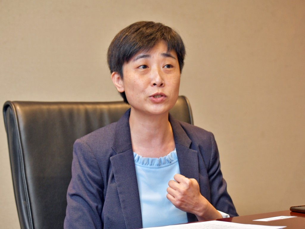朱麗玲反對政府削減資助機構 1%資助的決定。資料圖片