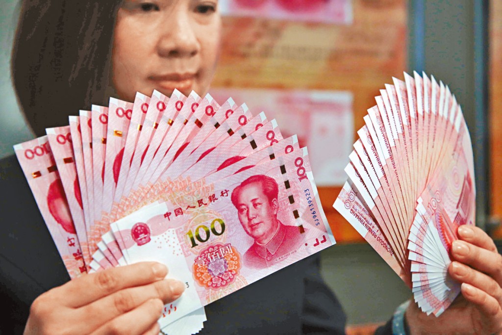 本港2月人民幣存款跌17.3%,至9067億元人民幣。